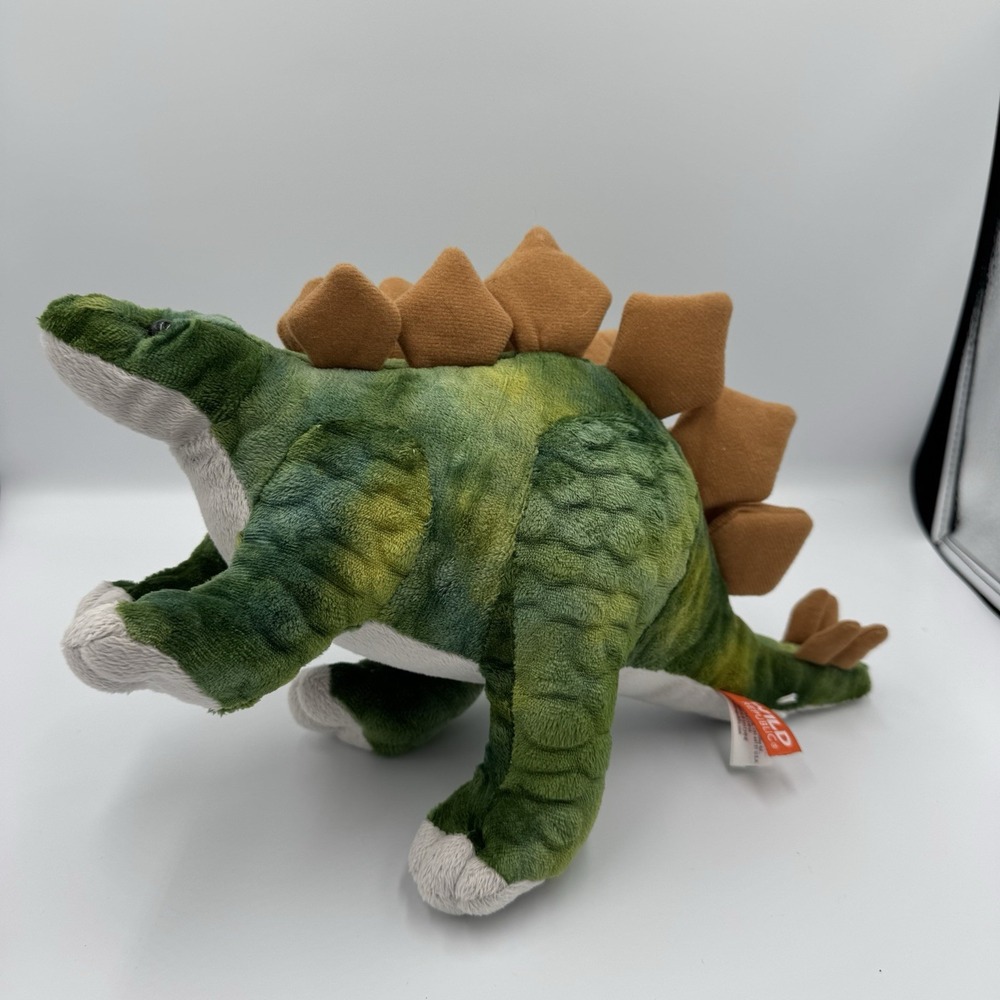 Wild Republic Green Dinosaur Plush Stegosaurus- Stuffed Animal Plush